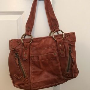 Ruehl 100% Genuine Leather Shoulder Bag